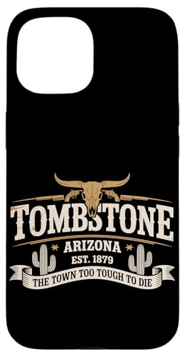 Grabstein Arizona AZ Grabstein Arizona Hülle für iPhone 15 Grabstein Arizona AZ Grabstein Arizona Hülle für iPhone 15 von Tombstone Arizona Souvenirs
