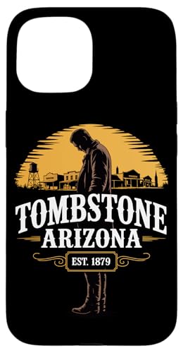 Grabstein Arizona AZ Grabstein Arizona Hülle für iPhone 15 Grabstein Arizona AZ Grabstein Arizona Hülle für iPhone 15 von Tombstone Arizona Souvenirs