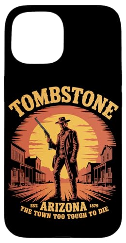 Grabstein Arizona AZ Grabstein Arizona Hülle für iPhone 15 Grabstein Arizona AZ Grabstein Arizona Hülle für iPhone 15 von Tombstone Arizona Souvenirs