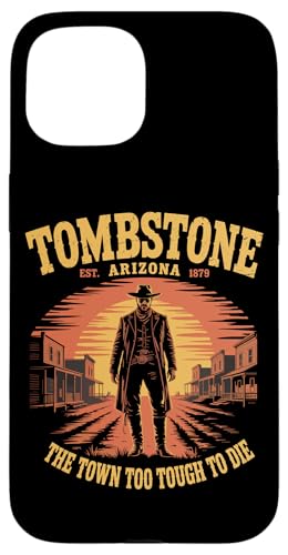 Grabstein Arizona AZ Grabstein Arizona Hülle für iPhone 15 Grabstein Arizona AZ Grabstein Arizona Hülle für iPhone 15 von Tombstone Arizona Souvenirs