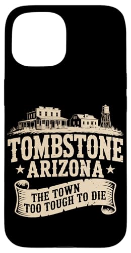 Grabstein Arizona AZ Grabstein Arizona Hülle für iPhone 15 Grabstein Arizona AZ Grabstein Arizona Hülle für iPhone 15 von Tombstone Arizona Souvenirs