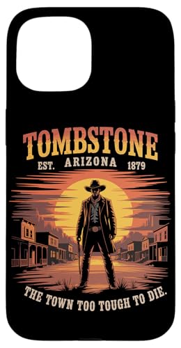 Grabstein Arizona AZ Grabstein Arizona Hülle für iPhone 15 Grabstein Arizona AZ Grabstein Arizona Hülle für iPhone 15 von Tombstone Arizona Souvenirs