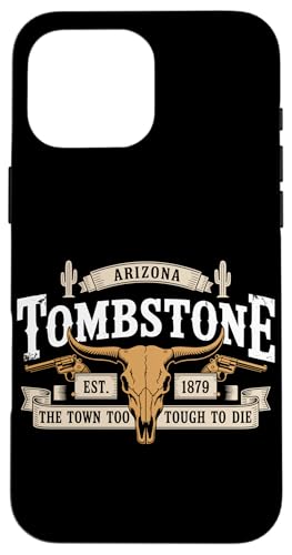 Grabstein Arizona AZ Grabstein Arizona Hülle für iPhone 16 Pro Max Grabstein Arizona AZ Grabstein Arizona Hülle für iPhone 16 Pro Max von Tombstone Arizona Souvenirs