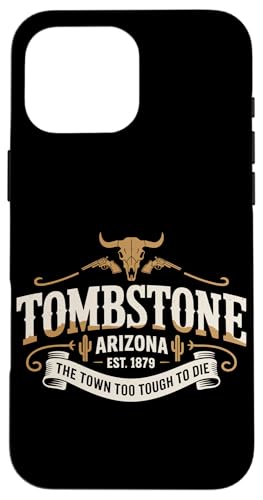 Grabstein Arizona AZ Grabstein Arizona Hülle für iPhone 16 Pro Max Grabstein Arizona AZ Grabstein Arizona Hülle für iPhone 16 Pro Max von Tombstone Arizona Souvenirs