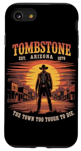 Grabstein Arizona AZ Grabstein Arizona Hülle für iPhone SE (2020) / 7 / 8 von Tombstone Arizona Souvenirs