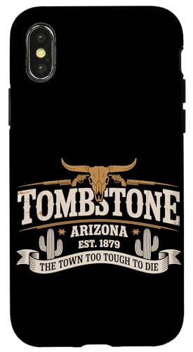 Grabstein Arizona AZ Grabstein Arizona Hülle für iPhone X/XS Grabstein Arizona AZ Grabstein Arizona Hülle für iPhone X/XS von Tombstone Arizona Souvenirs