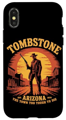 Grabstein Arizona AZ Grabstein Arizona Hülle für iPhone X/XS Grabstein Arizona AZ Grabstein Arizona Hülle für iPhone X/XS von Tombstone Arizona Souvenirs