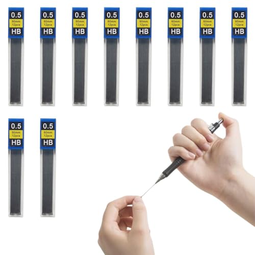 Tomedeks 120 Stück Bleistiftminen 0,5 Mm,0.5 Mm Hb Bruchfeste Minen Für Druckbleistifte,Geschmeidig Und Klar Schreiben Und Deutlich Glatter Minenersatz Tomedeks 120 Stück Bleistiftminen 0,5 Mm,0.5 Mm Hb Bruchfeste Minen Für Druckbleistifte,Geschmeidig Und Klar Schreiben Und Deutlich Glatter Minenersatz von Tomedeks