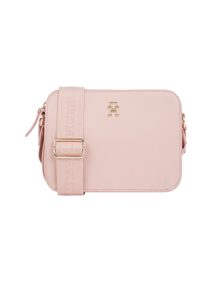 Tommy Hilfiger Kameratasche TH LOGOTAPE CAMERA BAG, Damen Umhängetasche, Minibag, Schultertasche mit TH-Logo-Emblem von Tommy Hilfiger