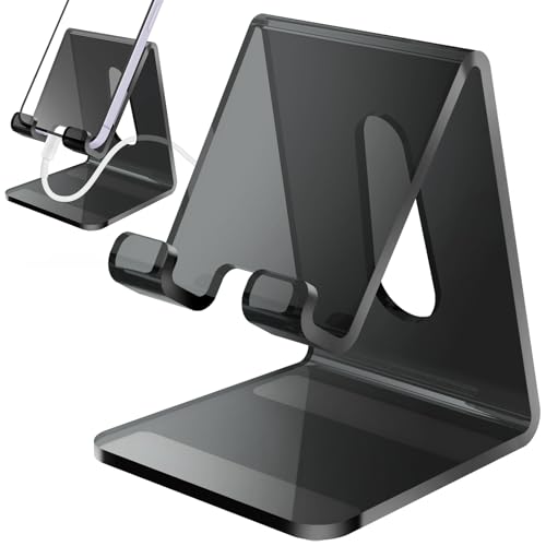Tomorotec Telefonständer aus Acryl (Schwarz) von Tomorotec