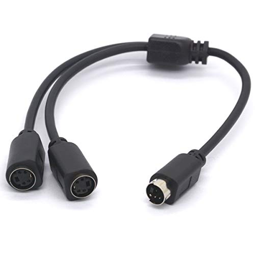 SVHS-Kabel, S-Video-Kabel, Splitter, 4-Pin Mini-DIN-Adapter, Splitter A, SVHS-Videosignal – Stecker auf 2 Buchsen. 2-Wege Y-Splitter für TV, VCRs, DVD SVHS-Kabel, S-Video-Kabel, Splitter, 4-Pin Mini-DIN-Adapter, Splitter A, SVHS-Videosignal – Stecker auf 2 Buchsen. 2-Wege Y-Splitter für TV, VCRs, DVD von Tomost