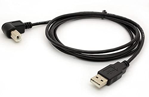 Tomost 1.5M Druckerkabel USB 2.0 A Stecker rechtwinklig Zündkabel 480 Mbps High Speed-Kabel-Adapter Scanner Verlängerungskabel nach B (DOWN) von Tomost