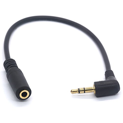 Tomost 3,5 mm Stecker auf Buchse, Audiokabel, Kopfhörer-Verlängerungskabel, 20 cm von Tomost