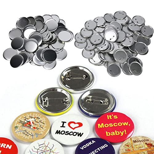 100 Sätze Leeres Abzeichen, Pin-Hersteller Leere Knöpfe Selber Machen Button-Pin Abzeichen-kit für Bastel Handwerk Aktivitäten (75mm) von Tomotato