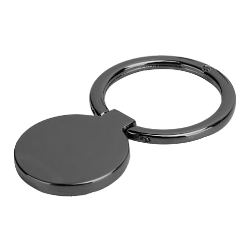 Tomotato Handy Halterung Stand, 360 Grad Drehung Metall Handy Ring Halterung Ringhalter Fingerhalterung Ständer für Smartphone, Magnetische Autohalterung(Schwarz) von Tomotato