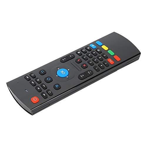 Double Sides Air Maus-Bewegungsempfindungs-Fernbedienung, 2,4 G Drahtlose Tastaturmaus, TV-Fernbedienung für Computer mit Integriertem Intialsensor 6-Achsen (Schwarz) von Tomvorks