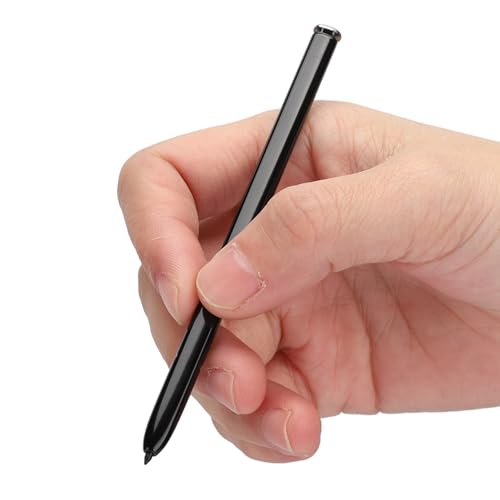 Note 10 Schwarz-Weiß-Touchscreen-Schreibstift, Leicht, Tragbar, Hohe Empfindlichkeit (Schwarz) von Tomvorks