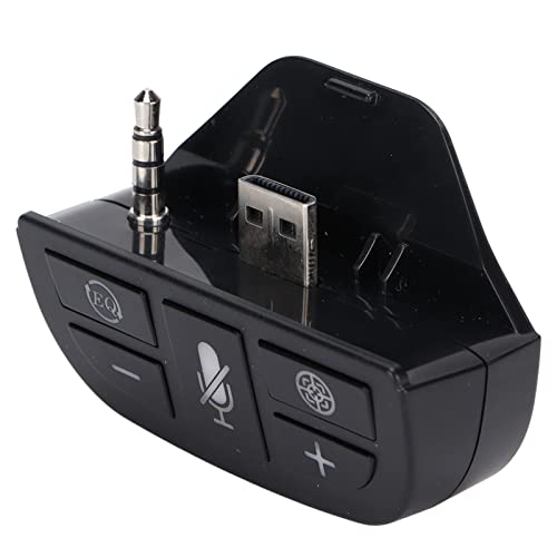 Stereo-Gaming-Kopfhörer-Adapter für, Game Sound Balance, Chat-Sound-Balance, Lautstärke, Niedrigeres Volumen, Abschirmmikrofon, Plug & Play, Einfach Einstellen, Stereo-Gaming-Kopfhörer-Adapter für, Game Sound Balance, Chat-Sound-Balance, Lautstärke, Niedrigeres Volumen, Abschirmmikrofon, Plug & Play, Einfach Einstellen, von Tomvorks