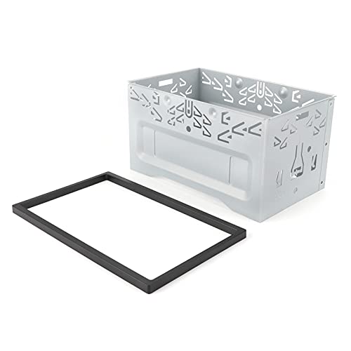 Universelles 2-Din-Eisen-ABS-Center-Control-DVD-Player-Bedienfeld – Rahmen-Navigationsblende, Faszien-Verkleidungsset-Zubehör Universelles 2-Din-Eisen-ABS-Center-Control-DVD-Player-Bedienfeld – Rahmen-Navigationsblende, Faszien-Verkleidungsset-Zubehör von Tomvorks