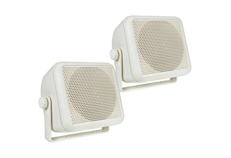 tomzz Audio Aufbau Lautsprecher Gehäuse Set für 100x100 mm DIN Lautsprecher weiss Auto-Lautsprecher von Tomzz Audio