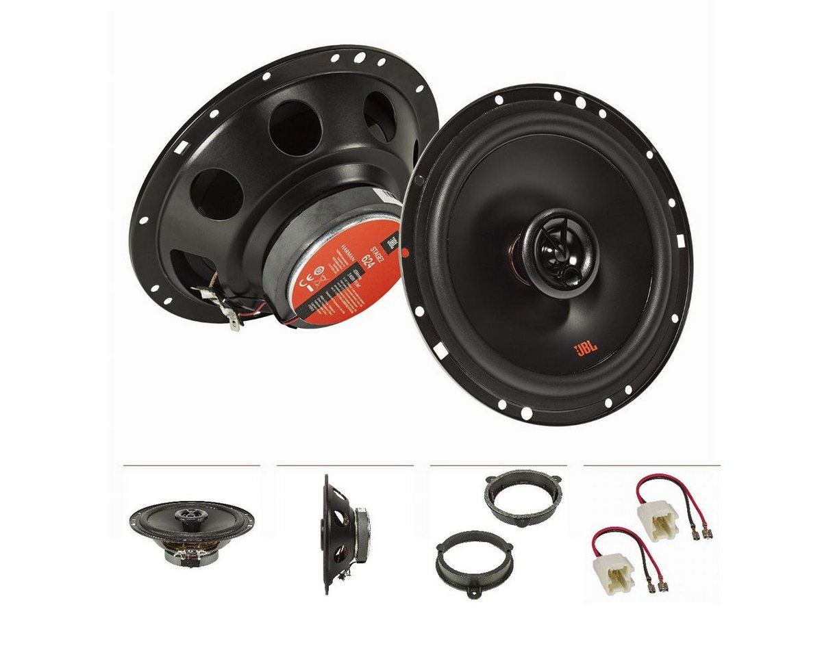 tomzz Audio JBL Stage2 624 Lautsprecher Set passt für Renault Megane 4 Captur Lagu Auto-Lautsprecher von Tomzz Audio