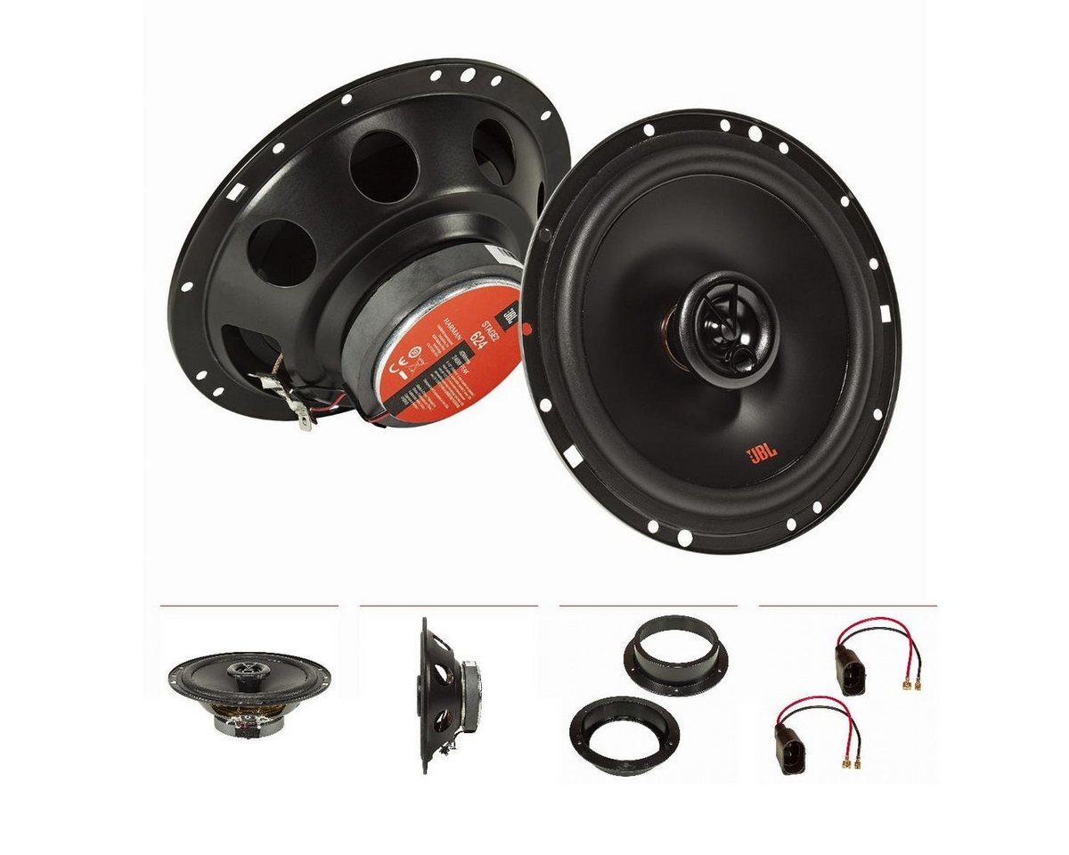 tomzz Audio JBL Stage2 624 Lautsprecher Set passt für VW Golf 5 V Caddy Touran New Auto-Lautsprecher von Tomzz Audio