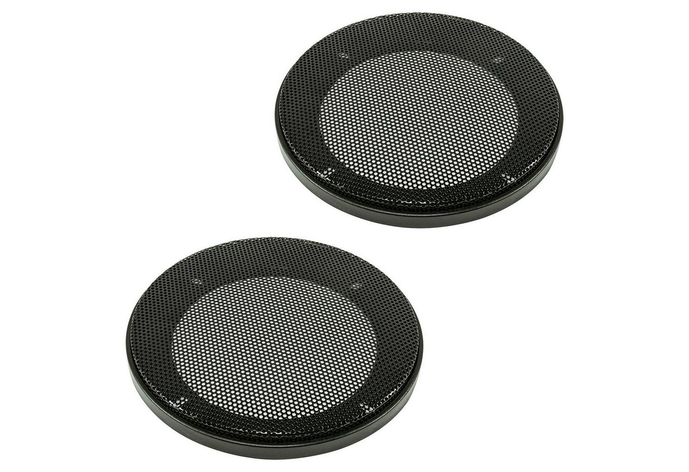 tomzz Audio Lautsprecher Gitter Grill für 100mm DIN Lautsprecher schwarz 2-teilig Auto-Lautsprecher von Tomzz Audio