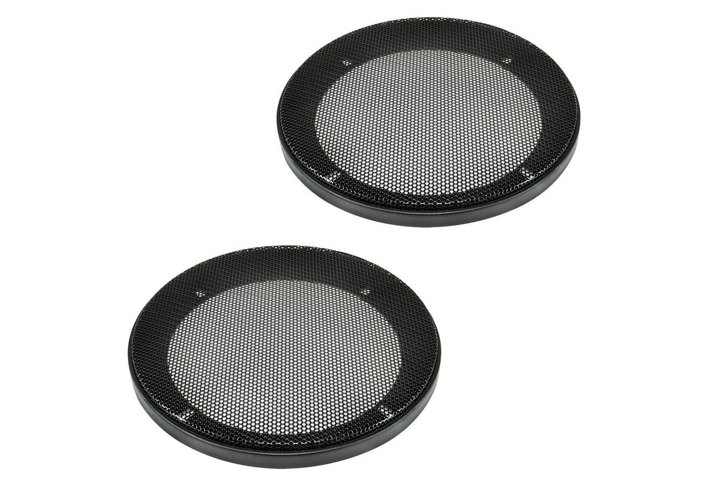 tomzz Audio Lautsprecher Gitter Grill für 130mm DIN Lautsprecher schwarz 2-teilig Auto-Lautsprecher von Tomzz Audio