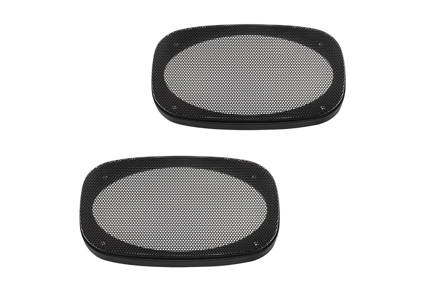 tomzz Audio Lautsprecher Gitter Grill für 4 x 6 Zoll Lautsprecher schwarz 2-teilig Auto-Lautsprecher von Tomzz Audio