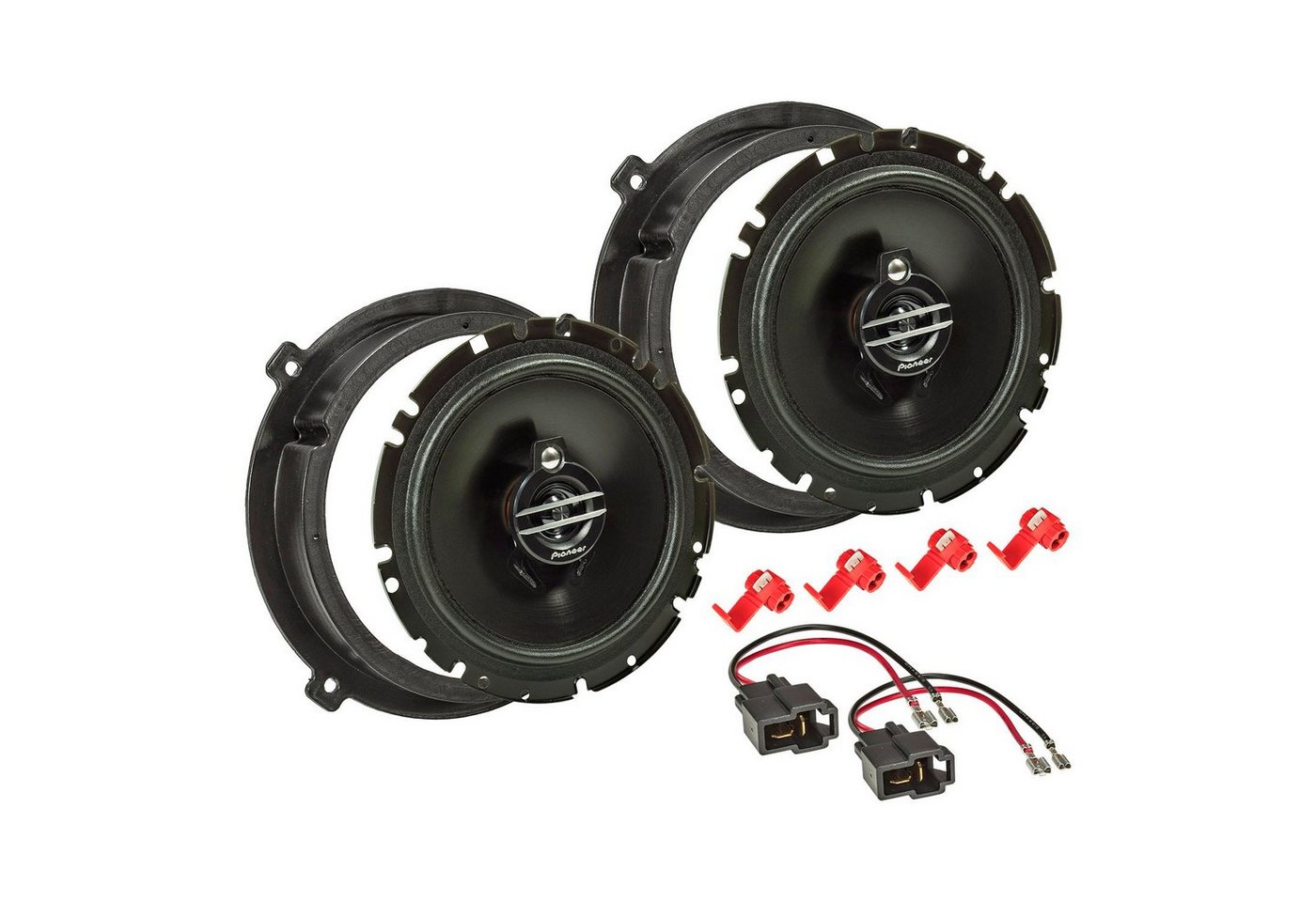 tomzz Audio Pioneer TS-G1730f 300W Lautsprecher Set passt für Hyundai Tucson Santa Auto-Lautsprecher tomzz Audio Pioneer TS-G1730f 300W Lautsprecher Set passt für Hyundai Tucson Santa Auto-Lautsprecher von Tomzz Audio