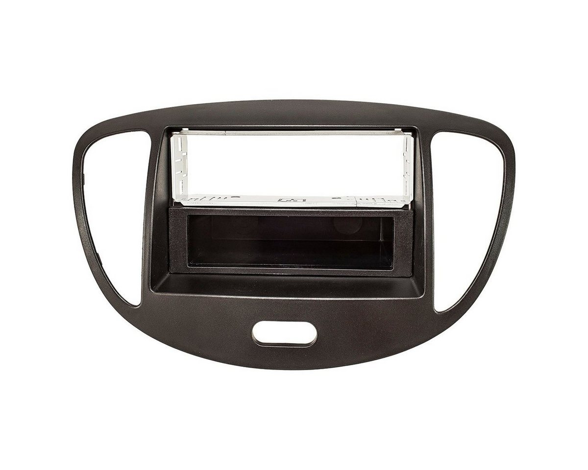 tomzz Audio Radioblende Käfig passt für Hyundai i10 2008-2013 schwarz Autoradio von Tomzz Audio