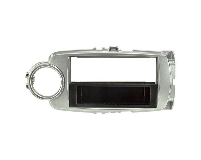tomzz Audio Radioblende passt für Toyota Yaris XP13 ab Bj.2011-2017 silber Autoradio von Tomzz Audio