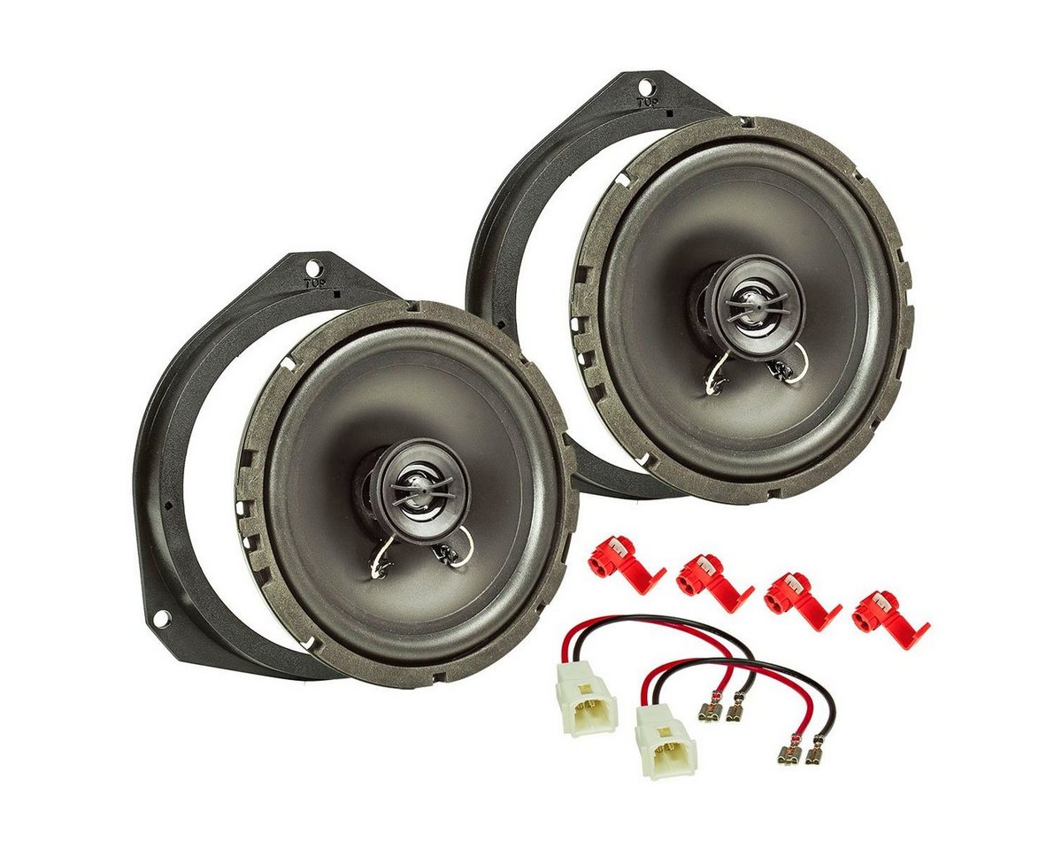 tomzz Audio TA16.5-Pro Lautsprecherset passt für Fiat 500 Grande Punto Panda 165mm Auto-Lautsprecher von Tomzz Audio