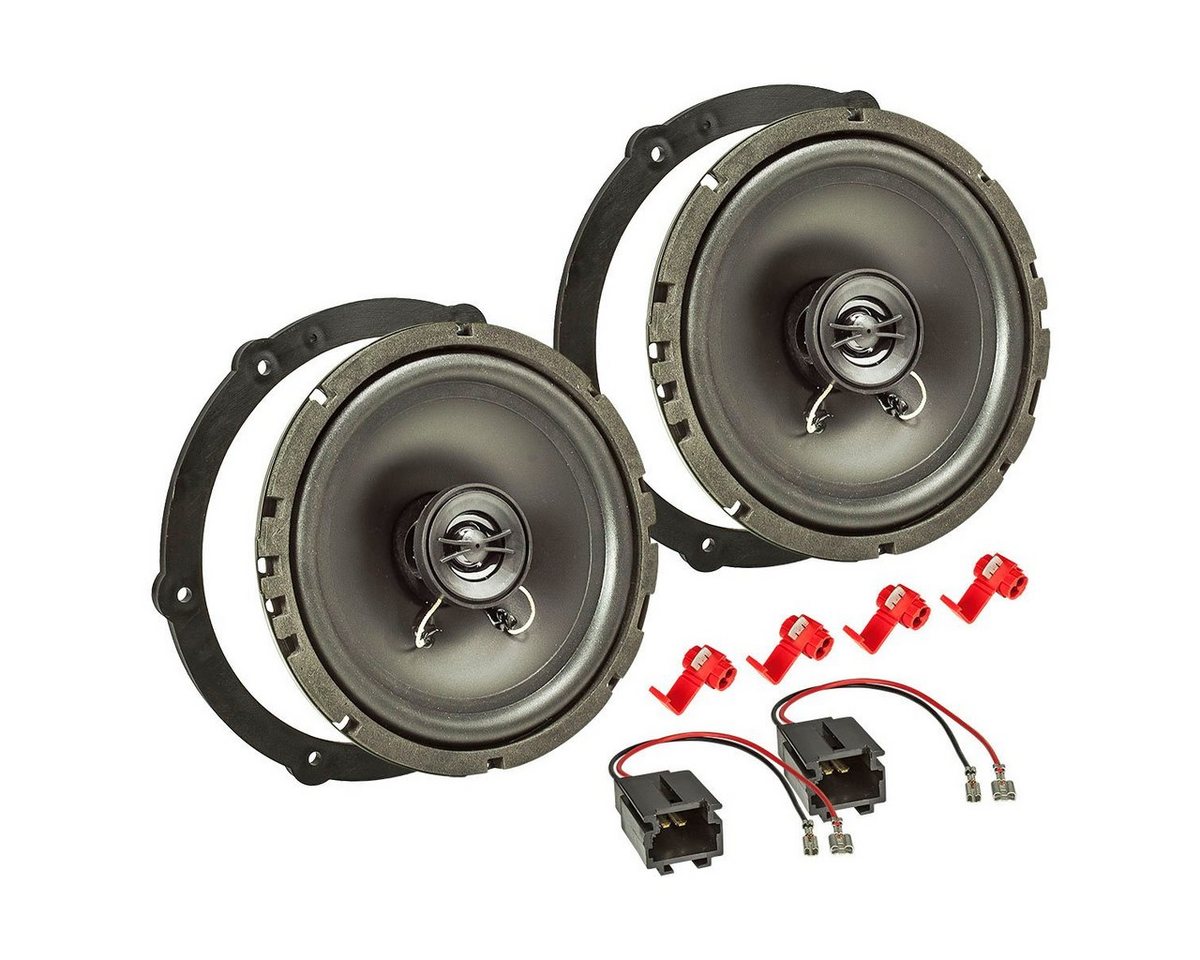 tomzz Audio TA16.5-Pro Lautsprecherset passt für Peugeot 107 208 308 165mm Koaxial Auto-Lautsprecher von Tomzz Audio