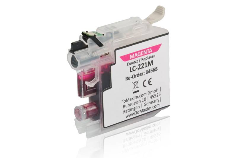 Kompatibel zu Brother LC-221 M Tintenpatrone, magenta von TonerPartner