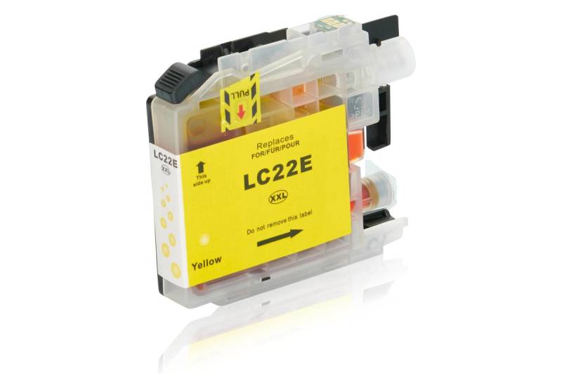 Kompatibel zu Brother LC-22EY Tintenpatrone gelb von TonerPartner