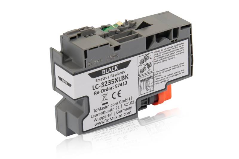 Kompatibel zu Brother LC-3235XLBK Tintenpatrone, schwarz von TonerPartner