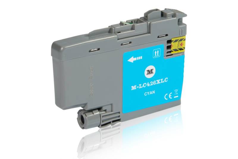 Kompatibel zu Brother LC-426XLC Tintenpatrone, cyan von TonerPartner