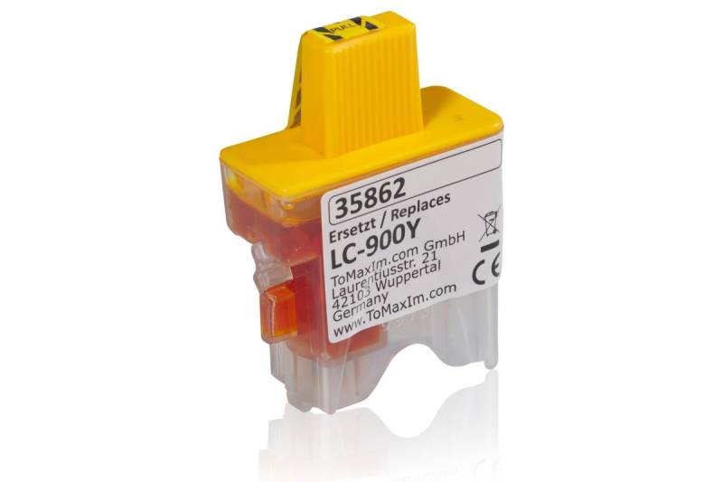 Kompatibel zu Brother LC-900Y XL Tintenpatrone, gelb von TonerPartner