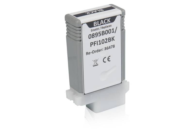 Kompatibel zu Canon 0895B001 / PFI-102BK Tintenpatrone, schwarz von TonerPartner