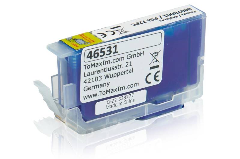 Kompatibel zu Canon 6407B001 / PGI-72PC Tintenpatrone, light cyan von TonerPartner