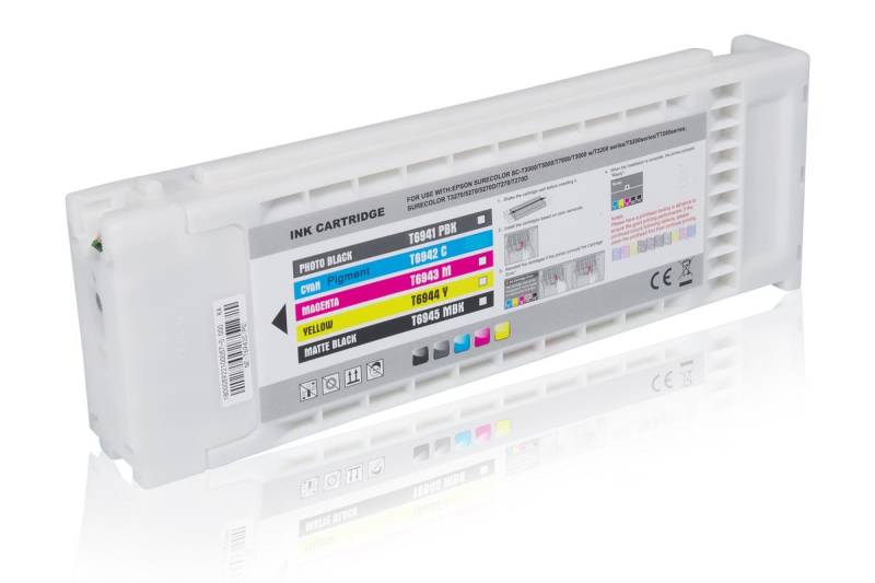 Kompatibel zu Epson C13T694200 / T6942 Tintenpatrone, cyan von TonerPartner