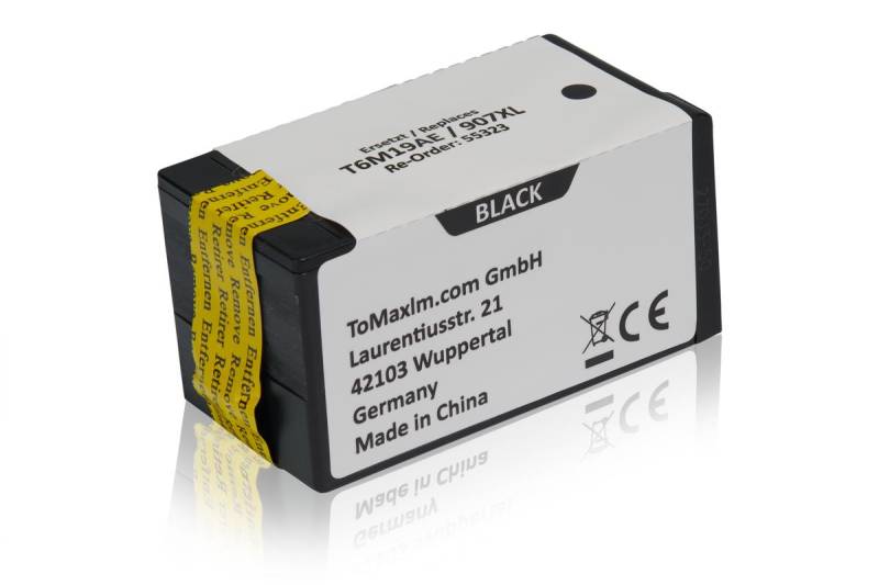Kompatibel zu HP T6M19AE / 907XL Tintenpatrone, schwarz von TonerPartner