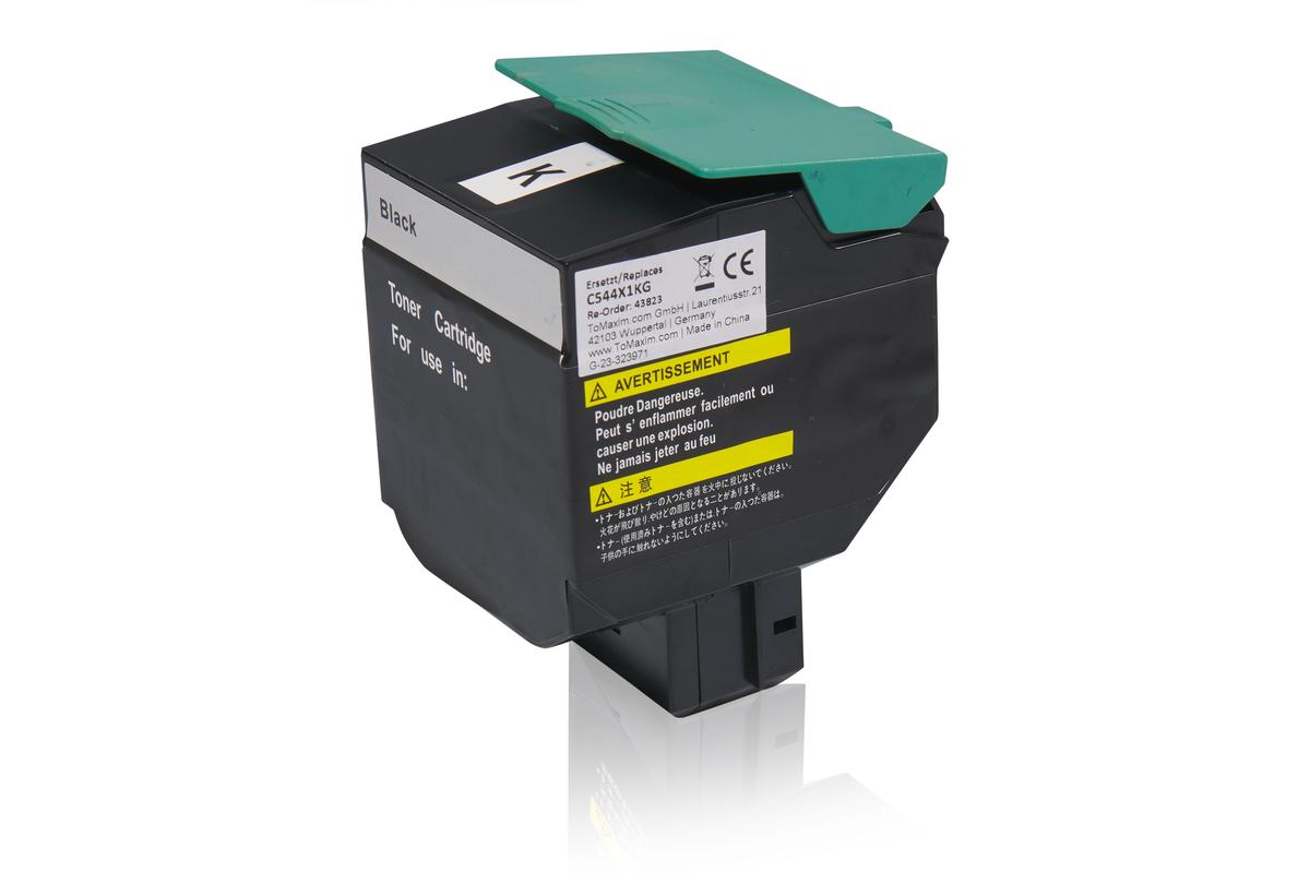 Kompatibel zu Lexmark C544X1KG Tonerkartusche, schwarz Kompatibel zu Lexmark C544X1KG Tonerkartusche, schwarz von TonerPartner