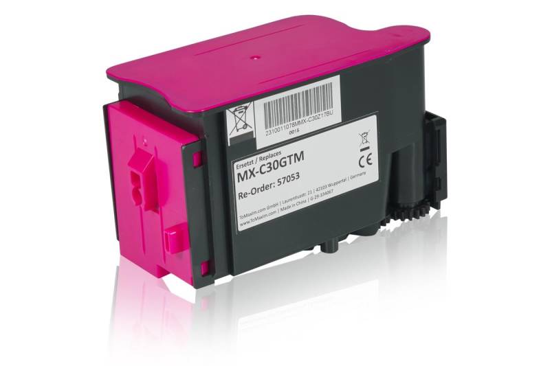 Kompatibel zu Sharp MX-C30GTM Tonerkartusche, magenta von TonerPartner