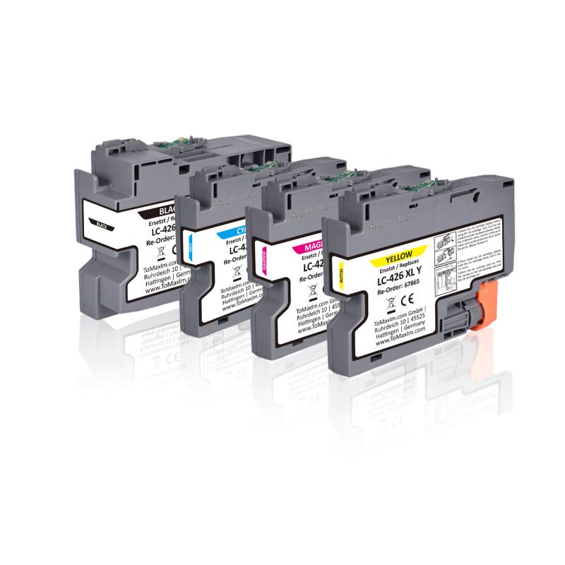 Multipack kompatibel zu Brother LC-426XLBK enthält 1xBK, 1xC, 1xM, 1xY von TonerPartner