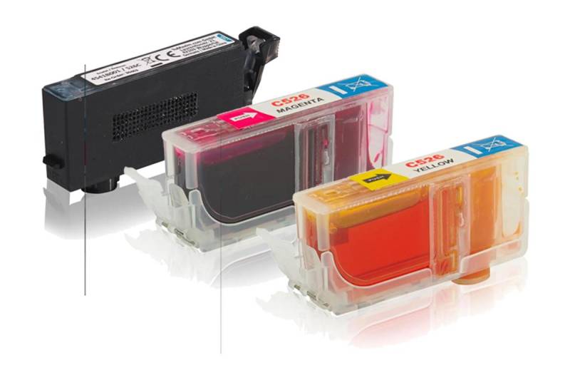 Multipack kompatibel zu Canon 4541B009 / CLI-526 enthält 3x Tintenpatrone von TonerPartner