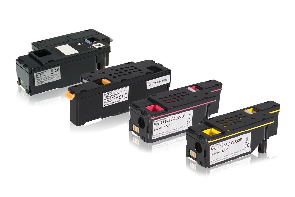 Multipack kompatibel zu Dell 593-11140 / DC9NW enthält 1xBK, 1xC, 1xM, 1xY Multipack kompatibel zu Dell 593-11140 / DC9NW enthält 1xBK, 1xC, 1xM, 1xY von TonerPartner