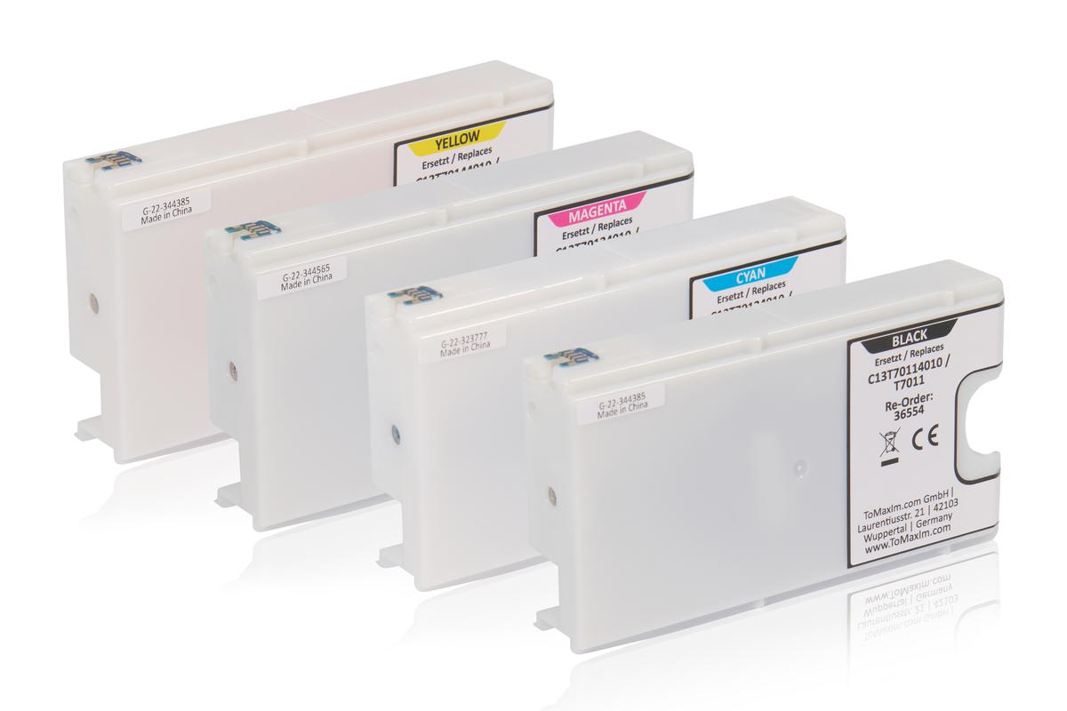 Multipack kompatibel zu Epson C 13 T 70114010 enthält 4x Tintenpatrone Multipack kompatibel zu Epson C 13 T 70114010 enthält 4x Tintenpatrone von TonerPartner
