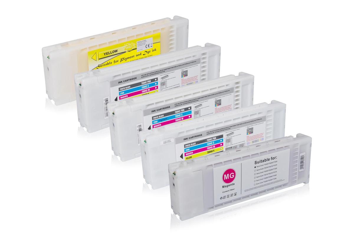 Multipack kompatibel zu Epson C13T694500 / T6945 enthält 5 x Tintenpatrone Multipack kompatibel zu Epson C13T694500 / T6945 enthält 5 x Tintenpatrone von TonerPartner